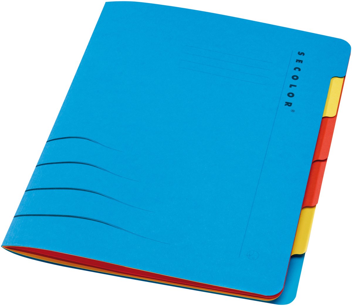 Cartella di classificazione djois secolor blu 6 schede a4
