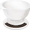 SOEHNLE SOEHNLE 65054 CULINA Escala de cocina analógica con tazón de mezcla 2.5L blanco