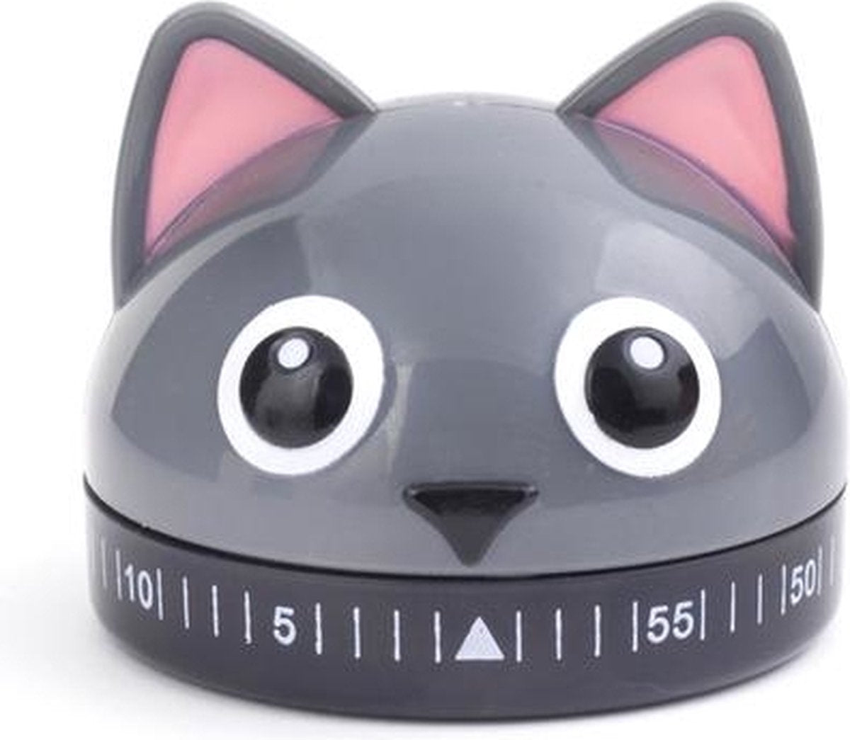 Kikkerland kookwekker - in een vorm van een kat - 60 minuten timer - keuken accessoires