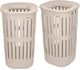 Brabantia collect-it wasmand - set van 2 - met deksel - 55 l - soft beige