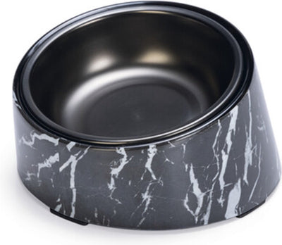 Designed by Lotte melamine food bowl vita - cat food bowl - food bowl or drinking bowl - black 160 ml