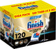 Finish ultimate plus all in one regular vaatwastabletten - 120 capsules