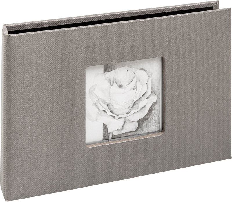 Walther ma-349-x - mini álbum de stock - tamaño 17 x 12 cm - 12 fotos 10 x 15 cm - gris