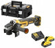 Dewalt dcg405h2t-qw | Smerigliatrice angolare senza spazzole 18v xr | 125 mm | con 2 batterie Power Stack da 5,0 Ah | nel caso tstak dcg405h2t-qw