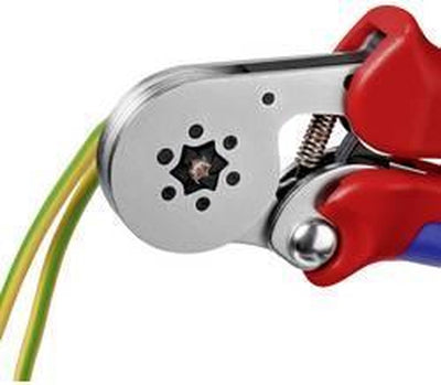 Imp Knipex alicates de engarzar autoajustables para punteras | con entrada lateral - 975514