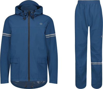 Traje de lluvia original Agu esencial azul verdoso