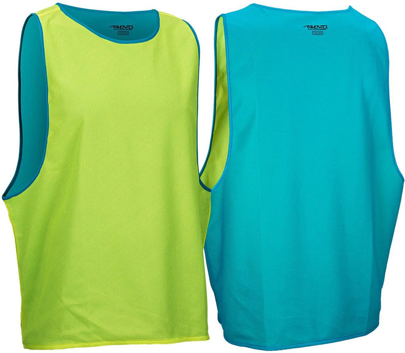 Gilet allenamento double face Avento - senior - giallo fluoro blu