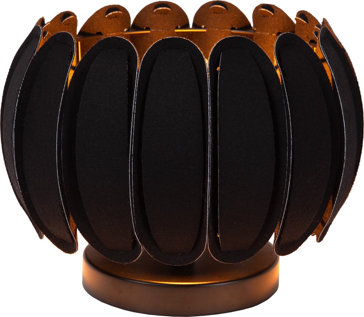 Lucide spencer - lampada da tavolo - ø 30 cm - 1xe27 - nero