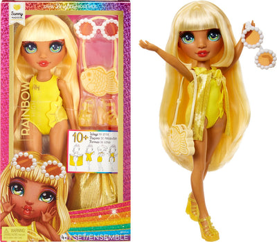 MGA Entertainment Rainbow High Swim Style Pop Sunny