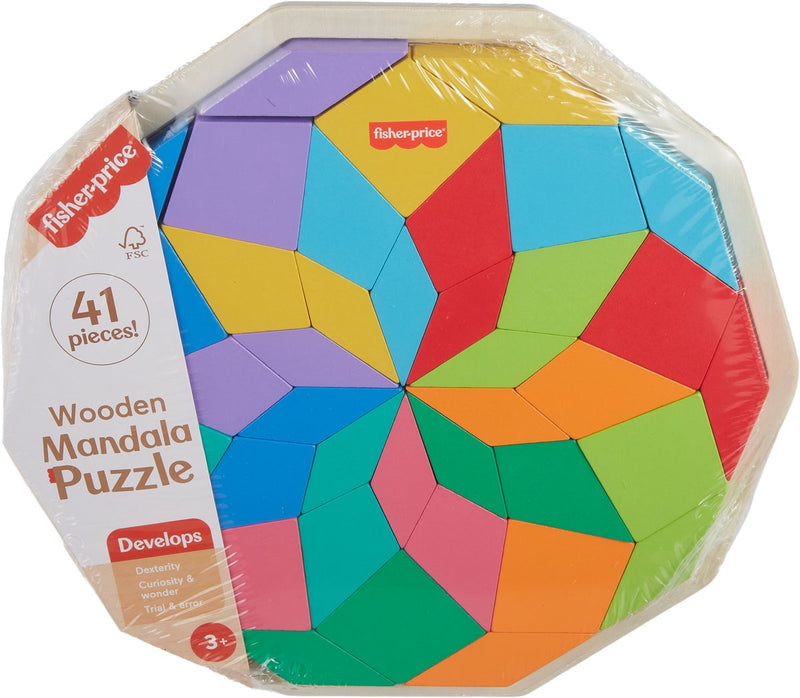 Mandala geométrica de madera de Fisher-price - rompecabezas