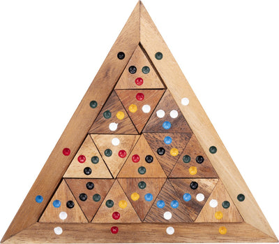 Longfield trimatch – wooden thinking game – logic puzzle game – color combination game – educational strategy game – angel heart