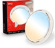 Briloner dison - ventilatore da soffitto con lampada - lampada da soffitto a LED con ventilatore - dimmerabile - CCT - lampada ventilatore con telecomando - 6 velocità - ø44cm - bianco