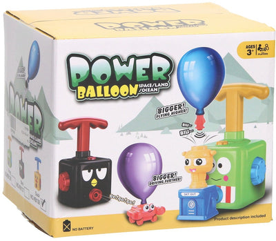 Juego de coches con motor de globos.