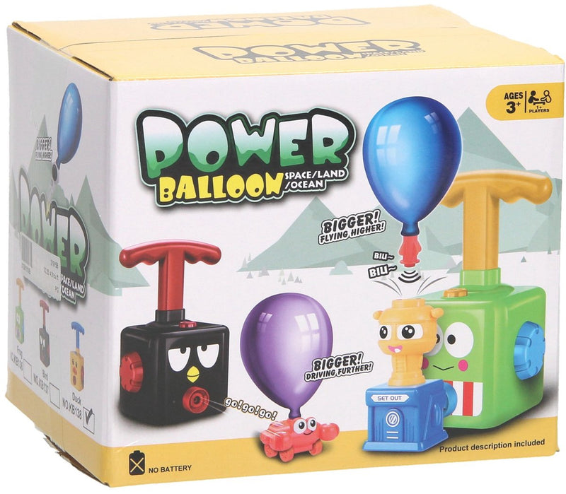 Juego de coches con motor de globos.