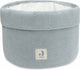 Jollein - commodemandje - commode mandje voor babykamer- 14x18cm - opbermand - cosy knit sea green
