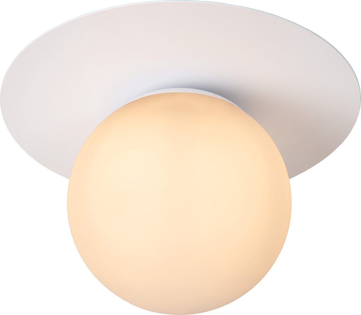 Lucide tricia - lampada da soffitto (lampada da soffitto) - ø 25 cm - 1xe27 - bianco