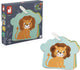 Janod - libro para bebés - tarjetas táctiles sabana
