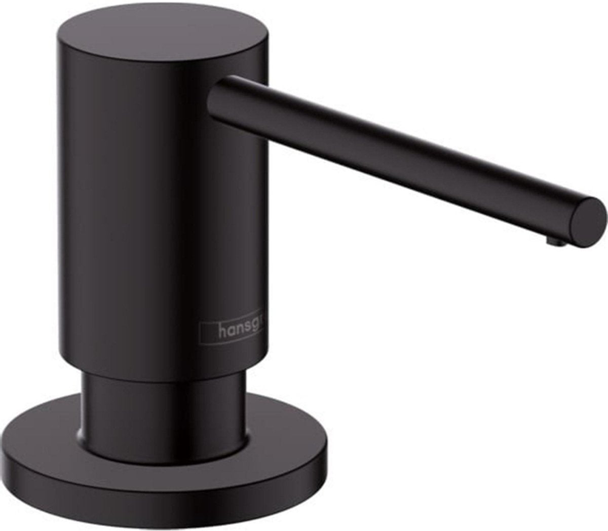 Dispenser di sapone e lozione Hansgrohe a41 nero opaco