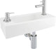 Set fontana Differnz sapon - con esclusivo dispenser di sapone integrato - bianco