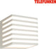 Telefunken - Lampada da parete a LED - 321904tf - ip54 - luce ascendente e discendente - luce bianca calda - 10 watt - 11 x 11 x 11 cm - grigio chiaro
