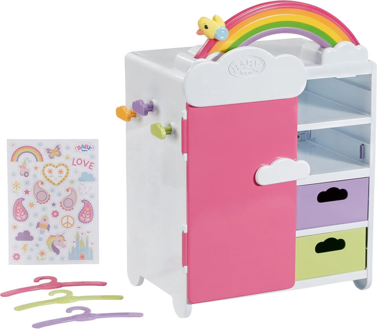 Guardaroba arcobaleno per neonati