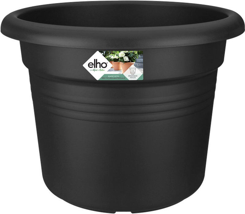 Elho green basics cilindro 65 - macetero exterior - ø 64,0 x h 48,5 cm - living black