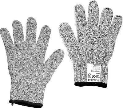 Westmark cut protection gloves, 2 pieces, size 8 (l), washable at 30 °c, plastic polyester, anthracite, 10772270