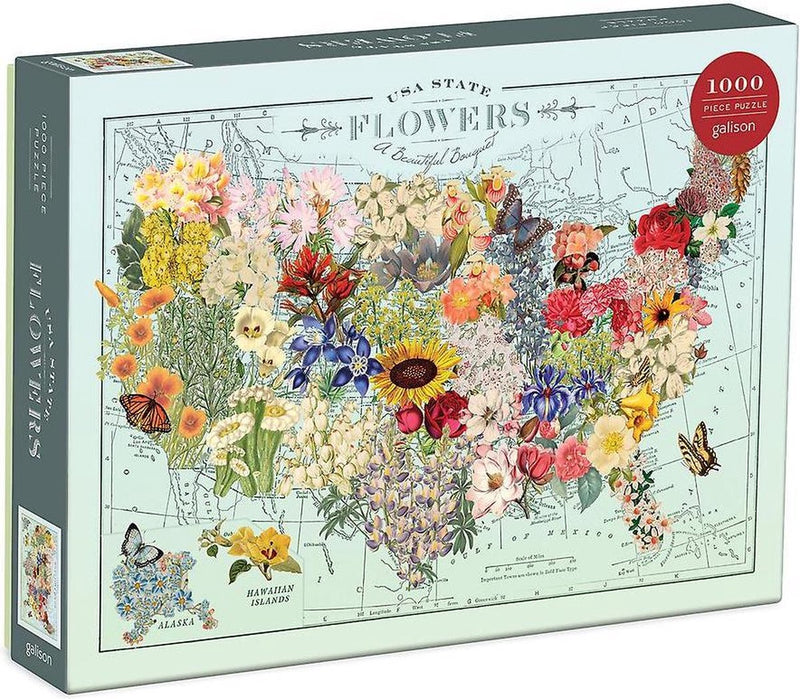 Wendy Gold USA State Flowers Puzzle da 1000 pezzi