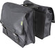 Dresco Super Shopper Bolsa de bicicleta doble de 50 litros Nylon Negro