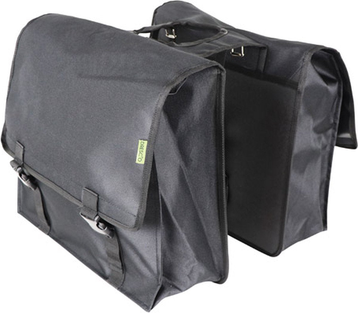 DRESCO Super Shopper Double Bicycle Bag 50 Liter Nylon Black