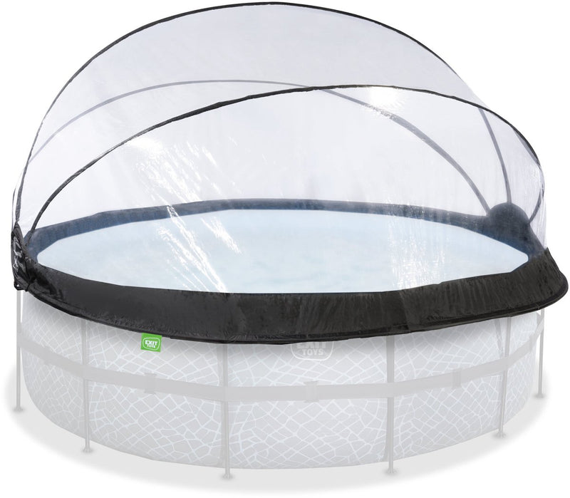 Exit toys exit zwembad overkapping eco ø427cm - zwembad dome - universeel - zwembad accessoire - weerbestendig