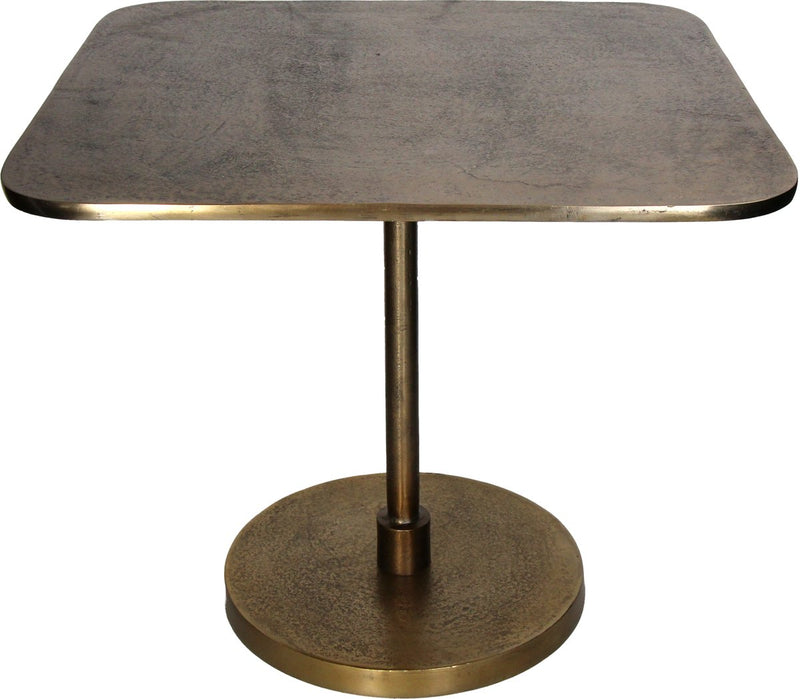 Tavolo HD alluminio oro 50x50x45cm