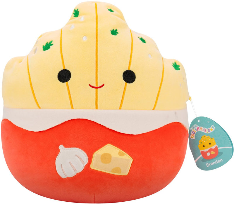 Peluche Squishmallows - patatine fritte all'aglio e parmigiano, 30 cm