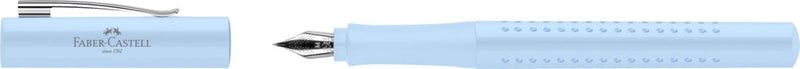 Pluma estilográfica Faber-Castell - grip 2010 - m - azul cielo - fc-140848