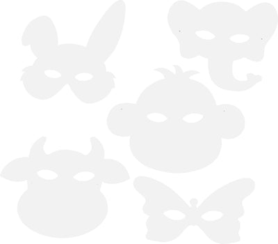 Craft Masks Dieren, 16st.