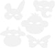 Craft Masks Dieren, 16st.