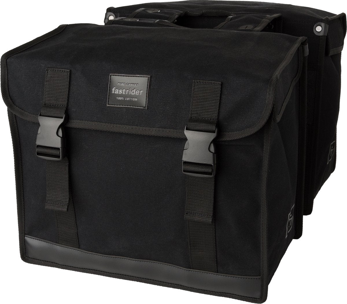 Bolsa de bicicleta doble Fastrider canvas 56l basics