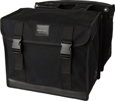 Bolsa de bicicleta doble Fastrider canvas 56l basics