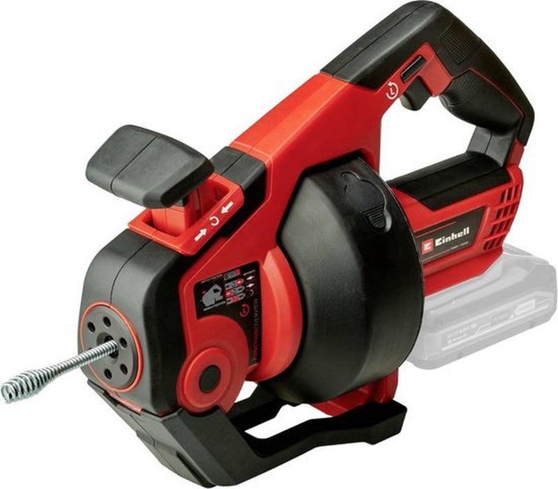 Sbloccatore scarica batteria Einhell te-da 18 760 li solo - power x-change - 18 v li-ion - 560 t min - diametro lunghezza molla elicoidale: 7,6 m 7 mm - diametro di scarico: 16-55 mm - r sx girevole - luce LED - escl. batteria e caricabatterie