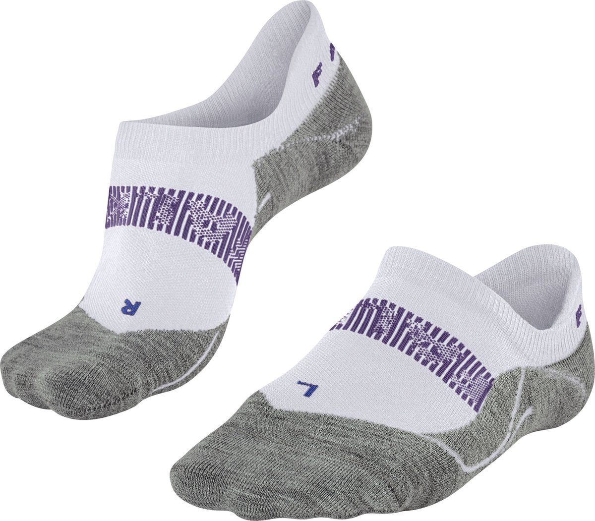 Falke ru4 cool invisible anti-blaar functioneel materiaal hardloopsokken dames wit - maat 35-36