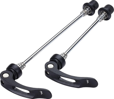 Bbb cycling quick release set wheelblock - lightweight quick release bicycle - front and rear wheel - aluminum - 100mm 135mm - bqr-01