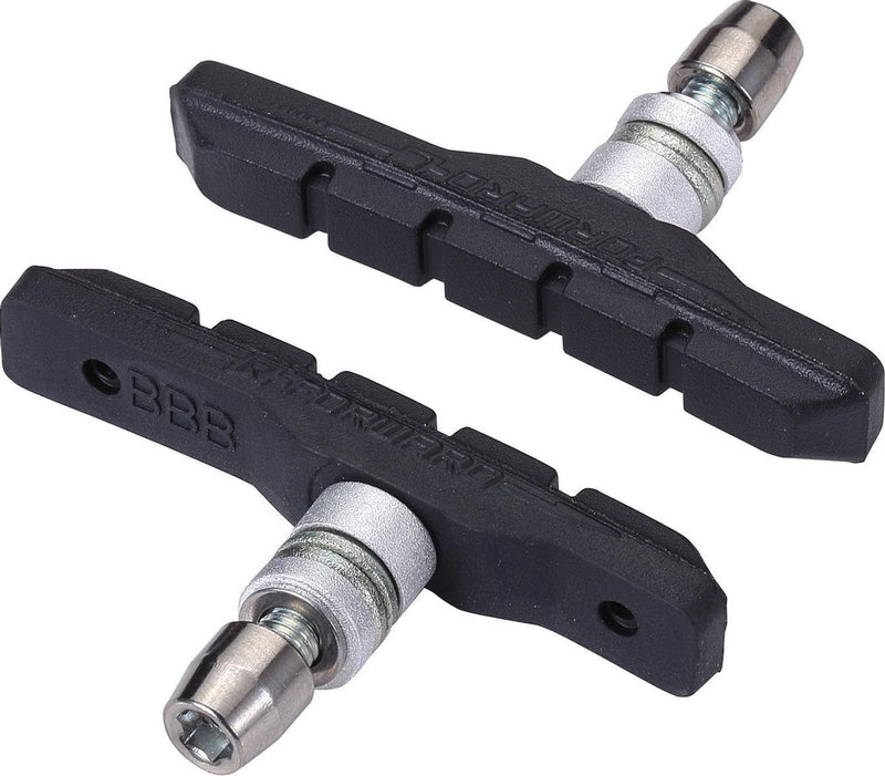 Pastiglie freno per bicicletta Bbb ciclismo - vee stop - freno a cerchione - compatibile con city bike mountain bike - pastiglie freno v-brake - nere - bbs-04