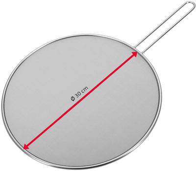 Copertura antispruzzo Westmark, diametro: 30 cm, acciaio inossidabile, picante, argento, 12182270