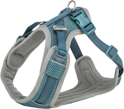 Trixie arnés para perros - flexmesh transpirable color petróleo - xs-s 40-57 cm, reflectante, pecho ancho