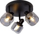 Lucide bjorn - faretto da soffitto (lampada da soffitto) - ø 38 cm - 3xe14 - nero