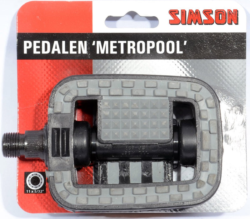 Pedali Impostare Metropolis 9 16 pollici di nero grigio