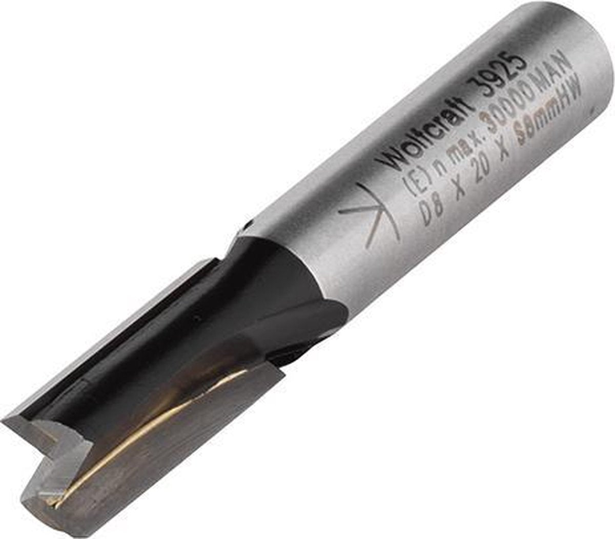 Wolfcraft - fresa per scanalature 8mm hm - fresa per scanalature - taglierina - 3925000