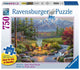 Ravensburger rompecabezas piezas xxl - junto a la chimenea - 750 piezas.
