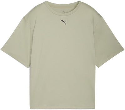 Camiseta deportiva de mujer Puma w tad esencial relax tee - lux Army