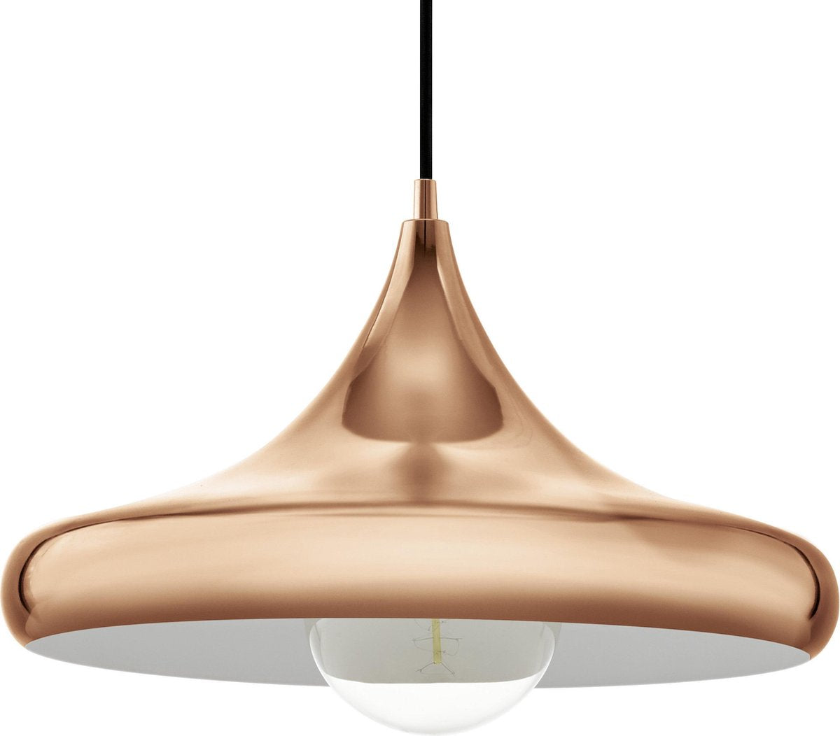 Eglo coretto 2 - hanglamp - 1 lichts - ø400mm. - koperkleurig